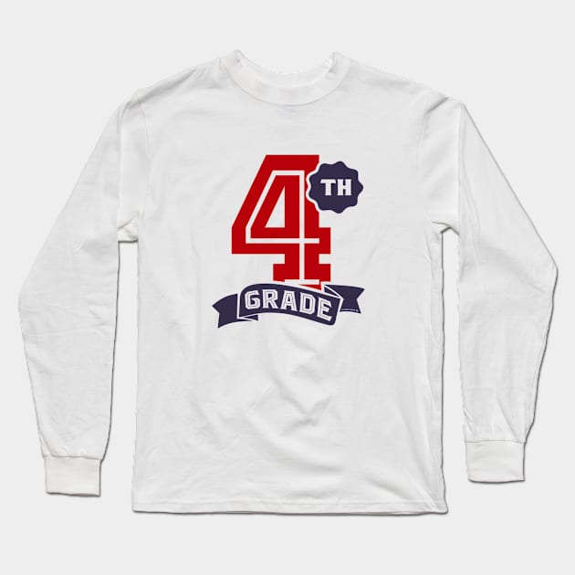 4th Grade Long Sleeve T-Shirt by C_ceconello